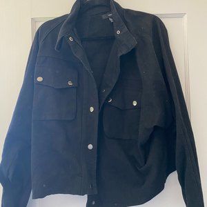 FOREVER 21 Oversized Balmer Jacket, Size L